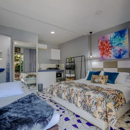 Apartamento Mini Departamento A Cuadra De La Playa Y De La Bahia De Bocagrande Cartagena
